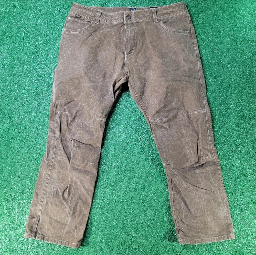 Kuhl Rydr Men's Pants Vintage Patina Dye Brown Hiking Outdoor Work Size 40x30